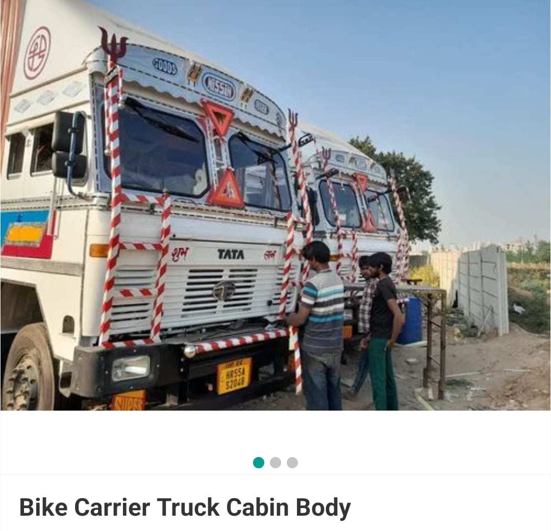 Bike Carrier Truck Cabin Body